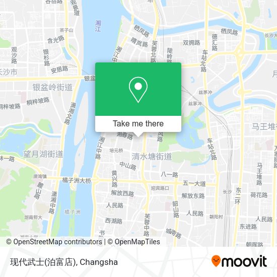 现代武士(泊富店) map
