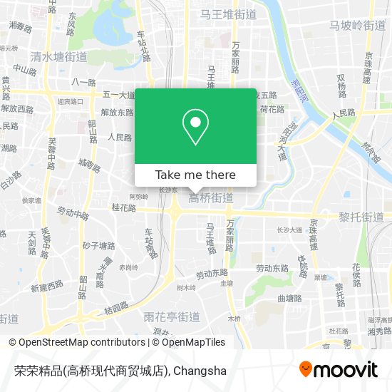 荣荣精品(高桥现代商贸城店) map