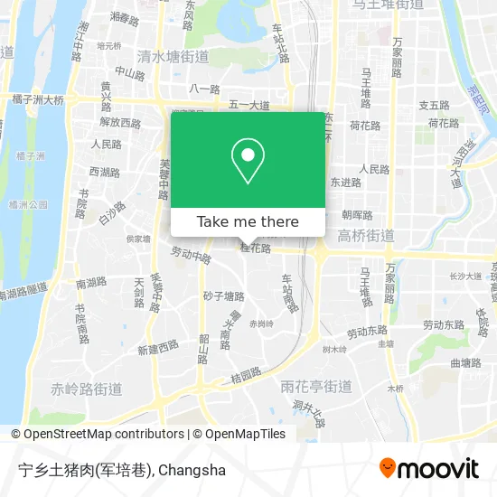 宁乡土猪肉(军培巷) map