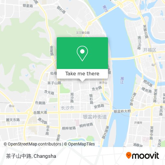 茶子山中路 map