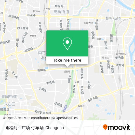 通程商业广场-停车场 map