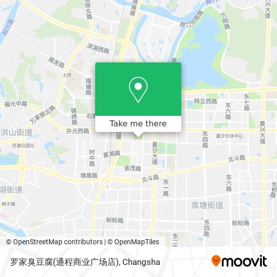 罗家臭豆腐(通程商业广场店) map