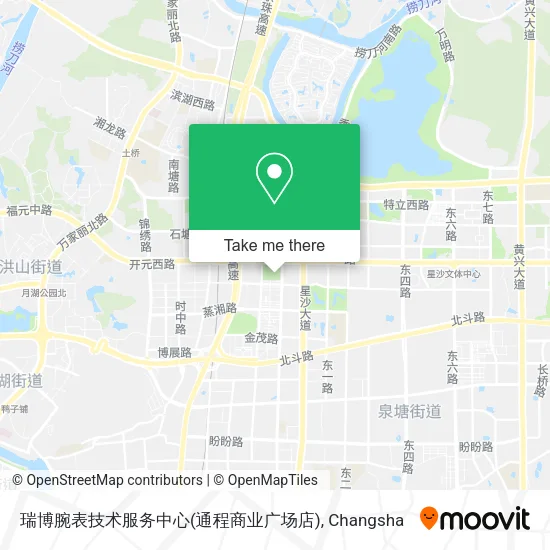 瑞博腕表技术服务中心(通程商业广场店) map