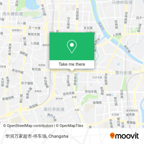 华润万家超市-停车场 map