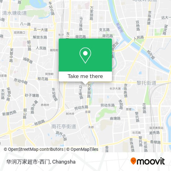 华润万家超市-西门 map