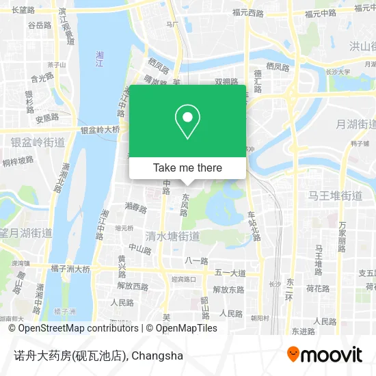 诺舟大药房(砚瓦池店) map