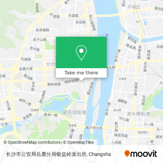 长沙市公安局岳麓分局银盆岭派出所 map