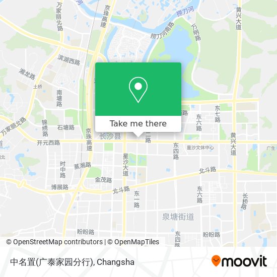 中名置(广泰家园分行) map
