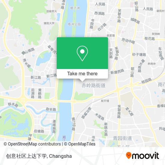 创意社区上达下学 map