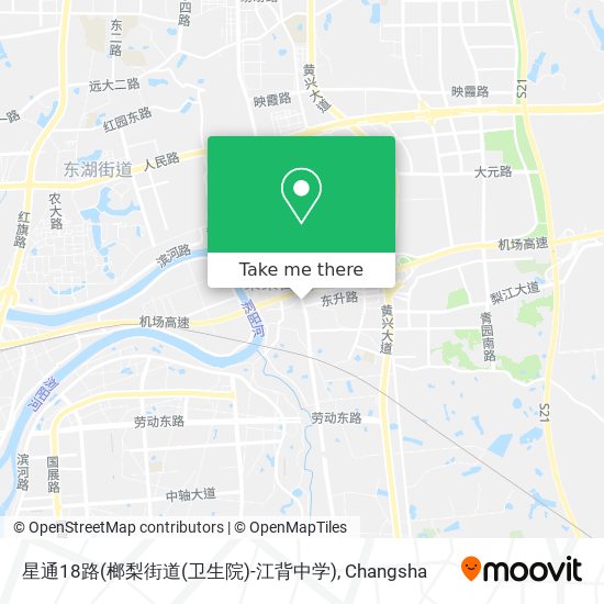星通18路(榔梨街道(卫生院)-江背中学) map