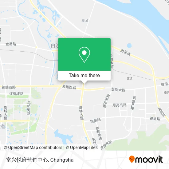 富兴悦府营销中心 map