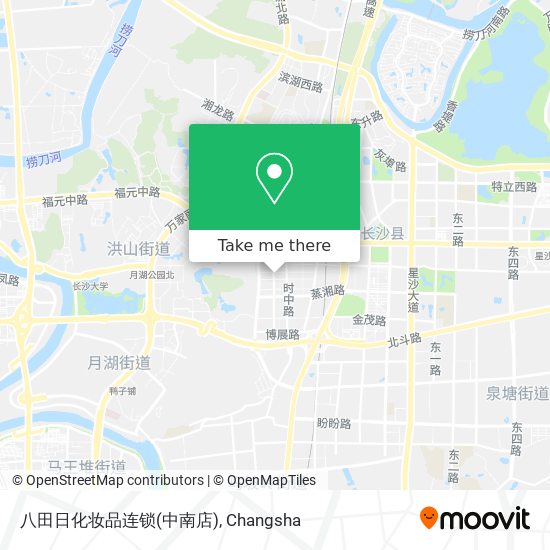 八田日化妆品连锁(中南店) map