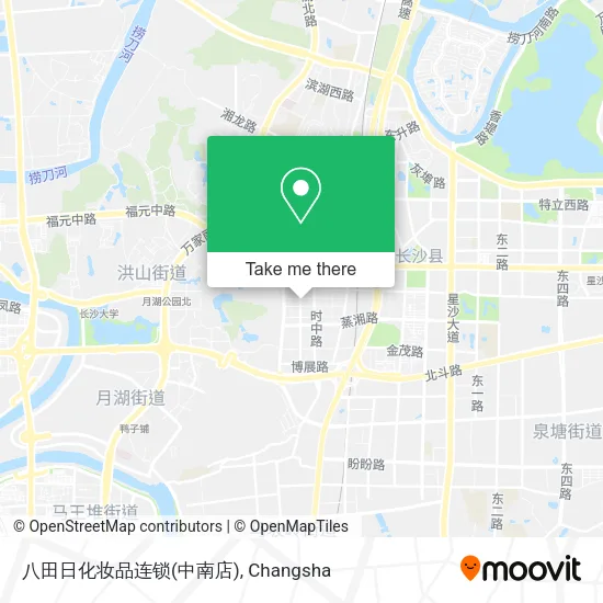 八田日化妆品连锁(中南店) map