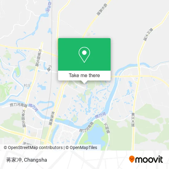 蒋家冲 map