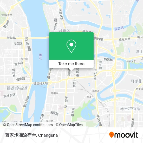 蒋家垅湘涂宿舍 map