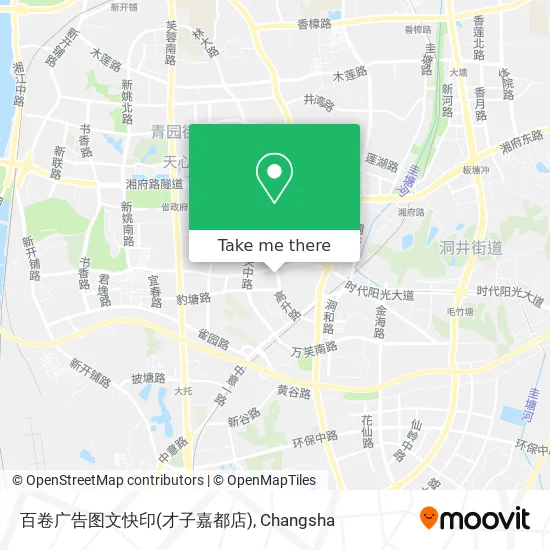 百卷广告图文快印(才子嘉都店) map