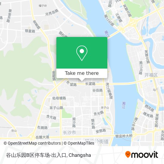 谷山乐园B区停车场-出入口 map
