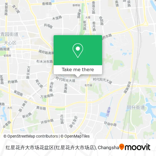 红星花卉大市场花盆区(红星花卉大市场店) map