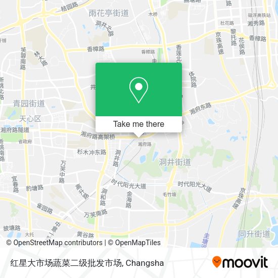 红星大市场蔬菜二级批发市场 map