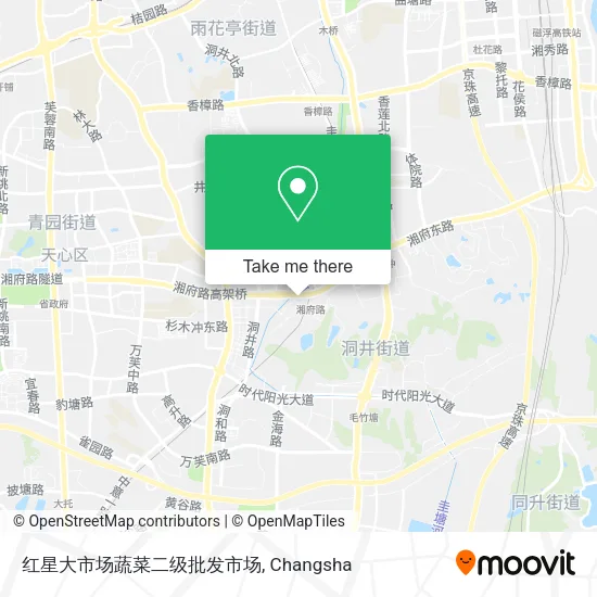红星大市场蔬菜二级批发市场 map