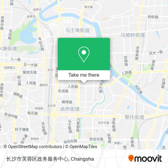 长沙市芙蓉区政务服务中心 map