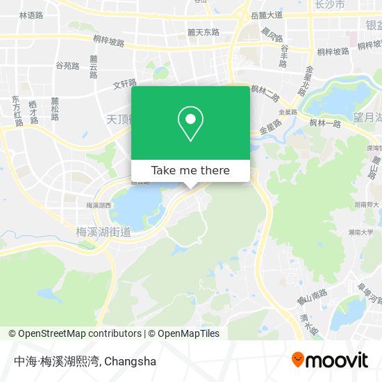 中海·梅溪湖熙湾 map