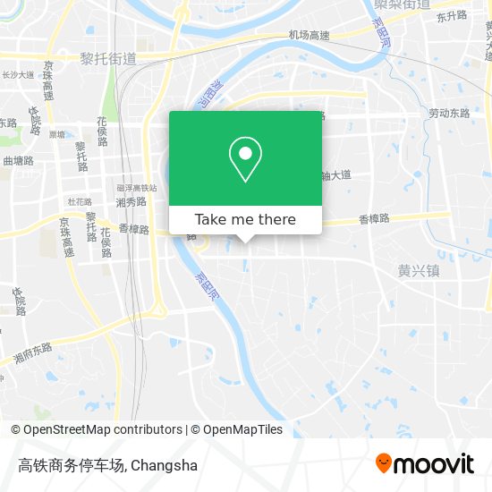 高铁商务停车场 map