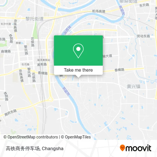 高铁商务停车场 map