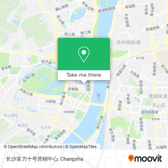 长沙富力十号营销中心 map