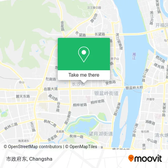 市政府东 map
