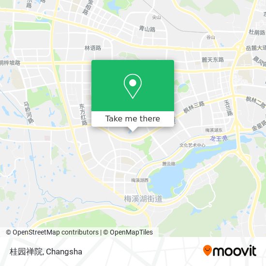 桂园禅院 map