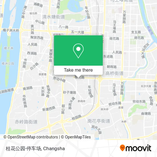 桂花公园-停车场 map