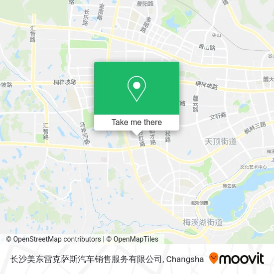长沙美东雷克萨斯汽车销售服务有限公司 map