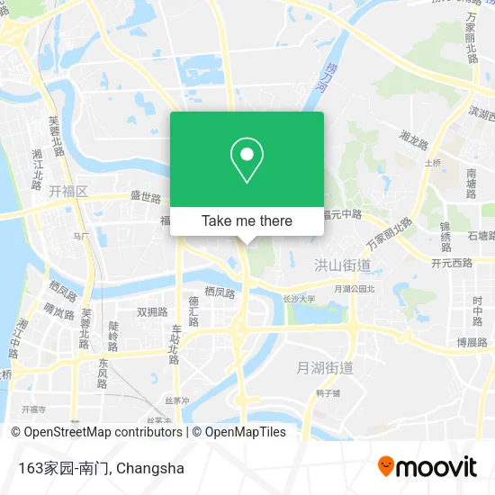 163家园-南门 map