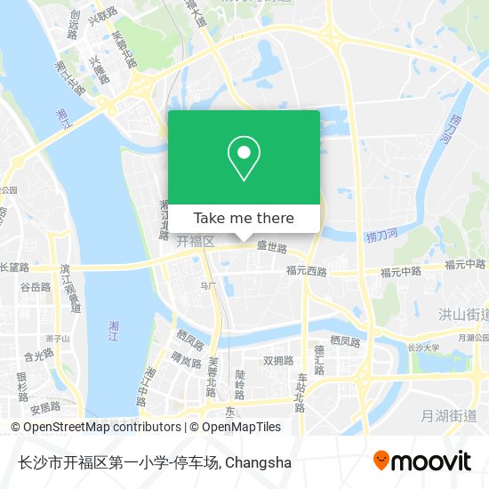 长沙市开福区第一小学-停车场 map