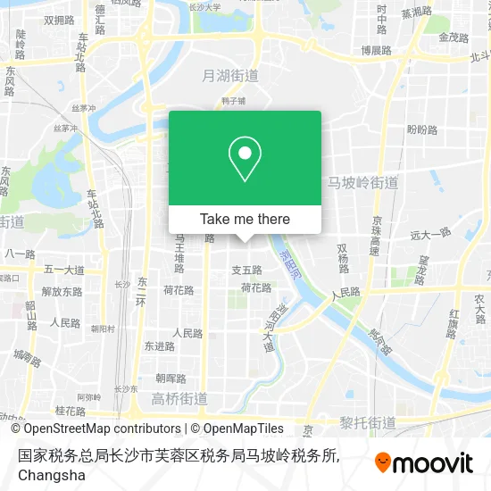 国家税务总局长沙市芙蓉区税务局马坡岭税务所 map