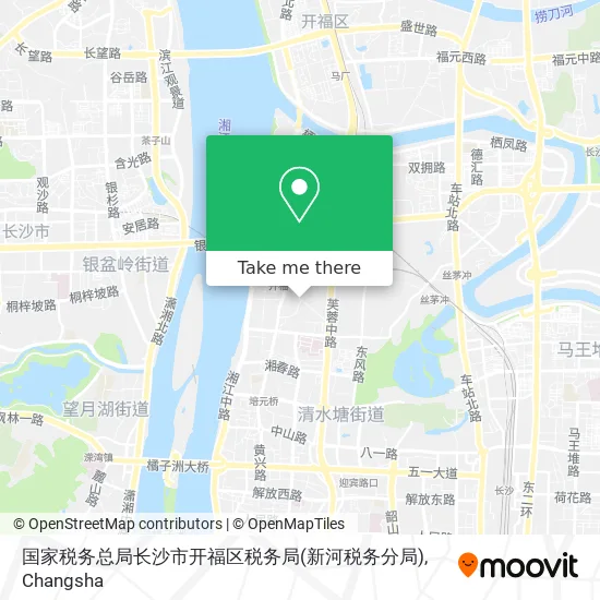 国家税务总局长沙市开福区税务局(新河税务分局) map