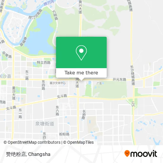 赞绝粉店 map