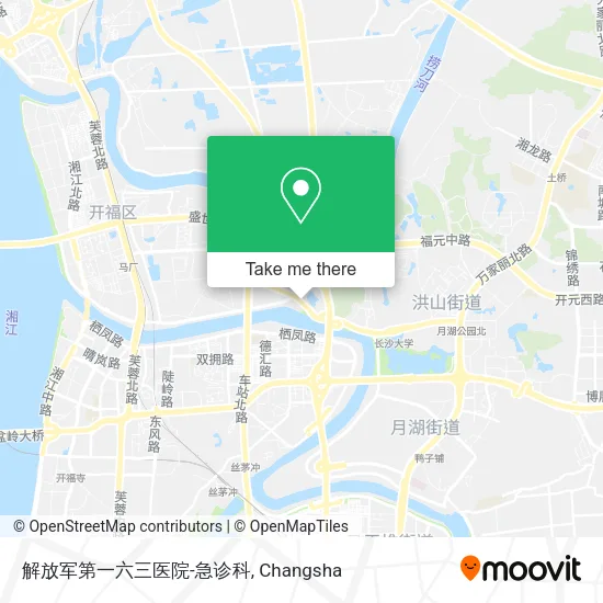 解放军第一六三医院-急诊科 map