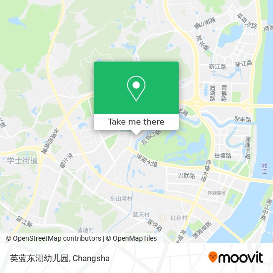 英蓝东湖幼儿园 map