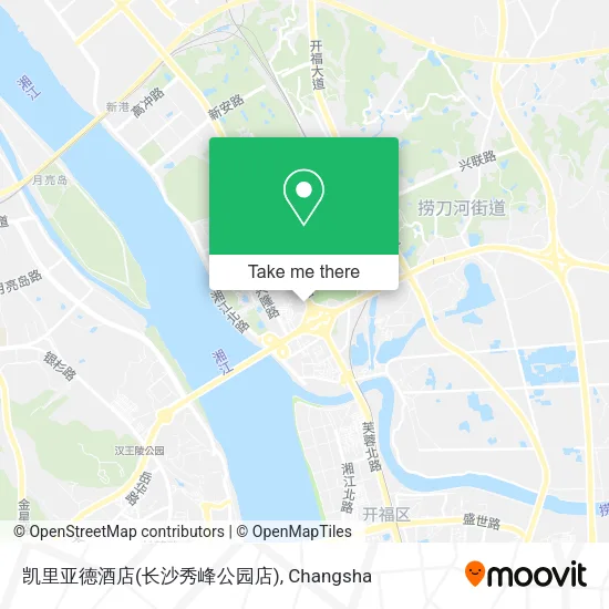 凯里亚德酒店(长沙秀峰公园店) map