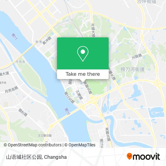 山语城社区公园 map