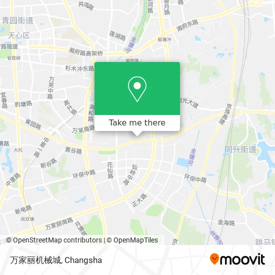 万家丽机械城 map