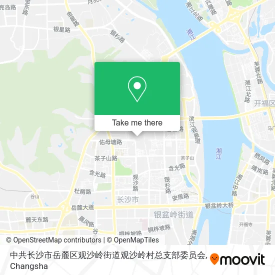 中共长沙市岳麓区观沙岭街道观沙岭村总支部委员会 map