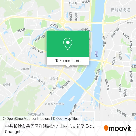 中共长沙市岳麓区洋湖街道连山村总支部委员会 map
