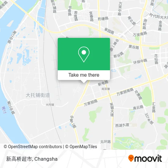 新高桥超市 map