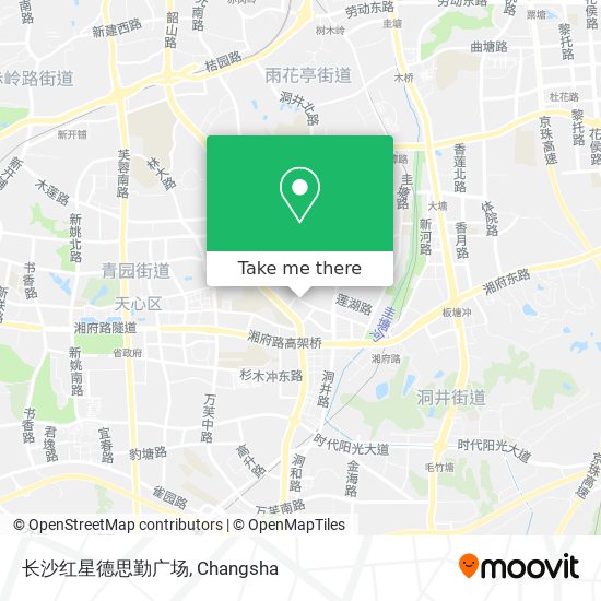 长沙红星德思勤广场 map