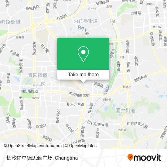 长沙红星德思勤广场 map