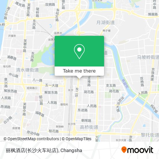 丽枫酒店(长沙火车站店) map