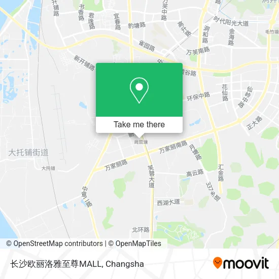长沙欧丽洛雅至尊MALL map